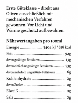 BIO Olivenöl Nativ Extra 