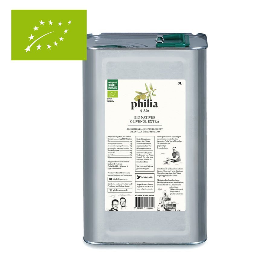 BIO Olivenöl Nativ Extra Kanister 